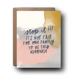 BLACK LAB STUDIO ADORABLE FAMILY CARD