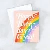IDLEWILD CO. BIG RAINBOW BIRTHDAY CARD LIFESTYLE