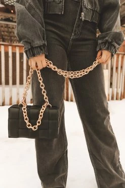 MELIE BIANCO ANYA VEGAN SHOULDER BAG · BLACK