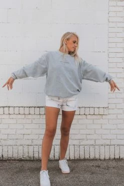 HumanKIND Crewneck Sweatshirts MINNESOTA EMBROIDERED CORDED CREWNECK