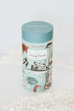 CAVALLINI PAPERS & CO. LIFESTYLE AQUARIUM VINTAGE PUZZLE