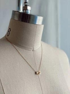 LARISSA LODEN 24K GOLD ND CHARM NECKLACE