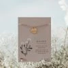LUCKY FEATHER ACCESSORIES 14K GOLD BOTANICAL NECKLACE · DAISY