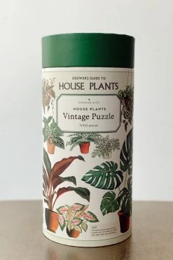 CAVALLINI PAPERS & CO. LIFESTYLE HOUSE PLANTS VINTAGE PUZZLE