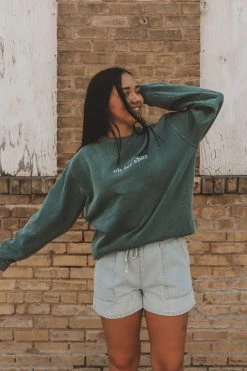 HumanKIND OH FER SHER EMBROIDERED CREWNECK