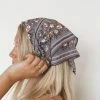 SAACHI TAGORE BANDANA · BLUE PURPLE