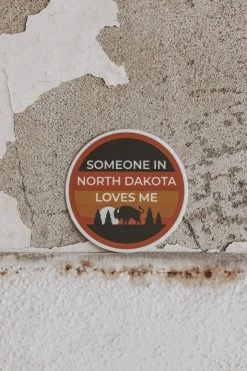STICKER MULE State Pride ND BUFFALO STICKER