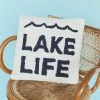 PEKING HANDICRAFT Home LAKE LIFE HOOK PILLOW