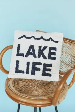 PEKING HANDICRAFT Home LAKE LIFE HOOK PILLOW