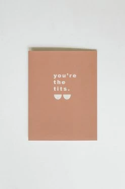 CONFETTI RIOT YOU'RE THE TITS CARD