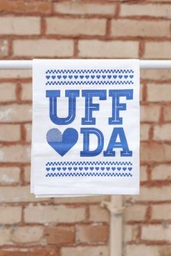 ANN SIMMONS BOUSHEY Home UFFDA DISH TOWEL