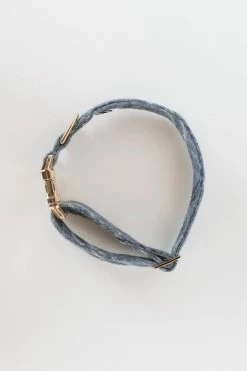 THE FOGGY DOG HARBOR PLAID FLANNEL DOG COLLAR