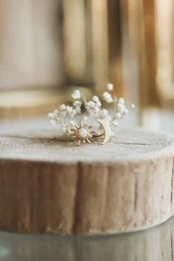 MESA BLUE ACCESSORIES OPAL SUN + MOON RING