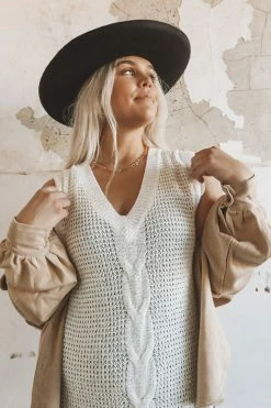 POL SEDONA KNIT VEST DRESS