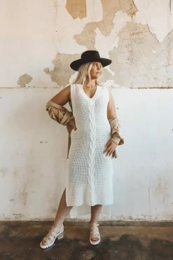 POL SEDONA KNIT VEST DRESS