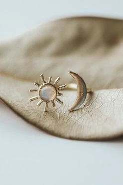 MESA BLUE OPALITE SUN + MOON RING ACCESSORIES