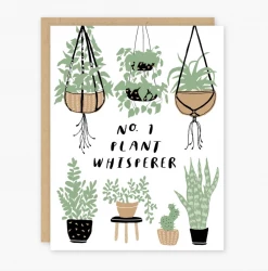 PARTY OF ONE LIFESTYLE PLANT WHISPERER CARD