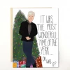 DEBBIE DRAWS FUNNY KEITH MORRISON DATELINE CHRISTMAS CARD