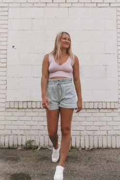 NIKIBIKI V-NECK CROP TOP