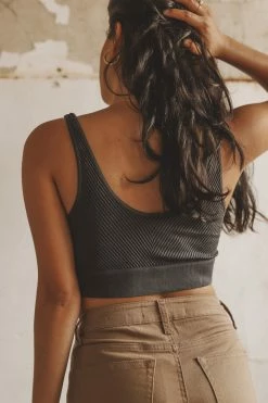 NIKIBIKI Crop Tops VINTAGE REVERSIBLE CHEVRON BRA