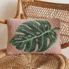 PEKING HANDICRAFT Home PALM LEAF HOOK PILLOW