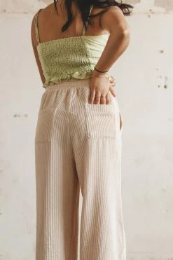 MISS LOVE Bottoms OWEN CROPPED CORDUROY PANTS