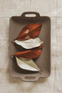 BLOOMINGVILLE BROWN ALUMINUM TRAY