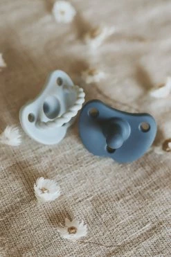 CHEWABLE CHARM LIFESTYLE TWO PACK PACIFIER + TWIRL · MOON + CLOUD