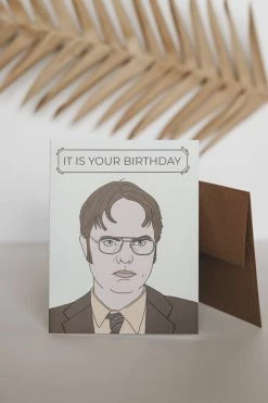 PARTY MOUNTAIN PAPER CO. DWIGHT BIRTHDAY CARD LIFESTYLE