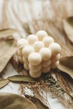 DUSTY ROSE BODEGA BUBBLE CANDLE