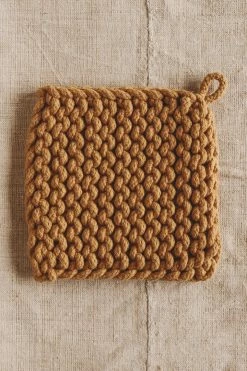CREATIVE CO OP Home SQUARE CROCHET POTHOLDER