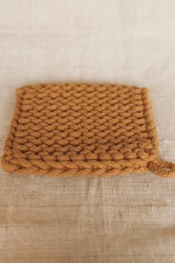 CREATIVE CO OP Home SQUARE CROCHET POTHOLDER