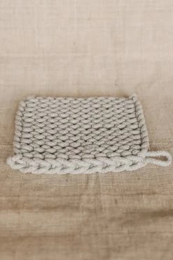 CREATIVE CO OP Home SQUARE CROCHET POTHOLDER