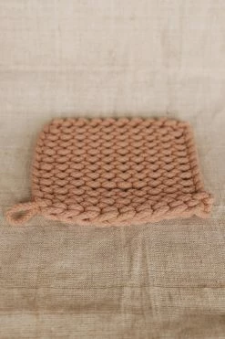 CREATIVE CO OP Home SQUARE CROCHET POTHOLDER
