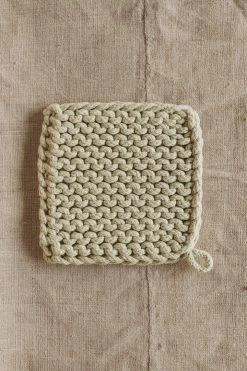 CREATIVE CO OP Home SQUARE CROCHET POTHOLDER
