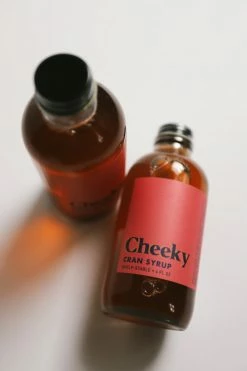 Home CHEEKY COCKTAILS CRANBERRY SYRUP