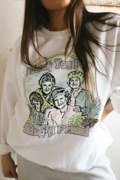 GIRL TRIBE CO. Crewneck Sweatshirts GOLDEN GIRLS CREWNECK