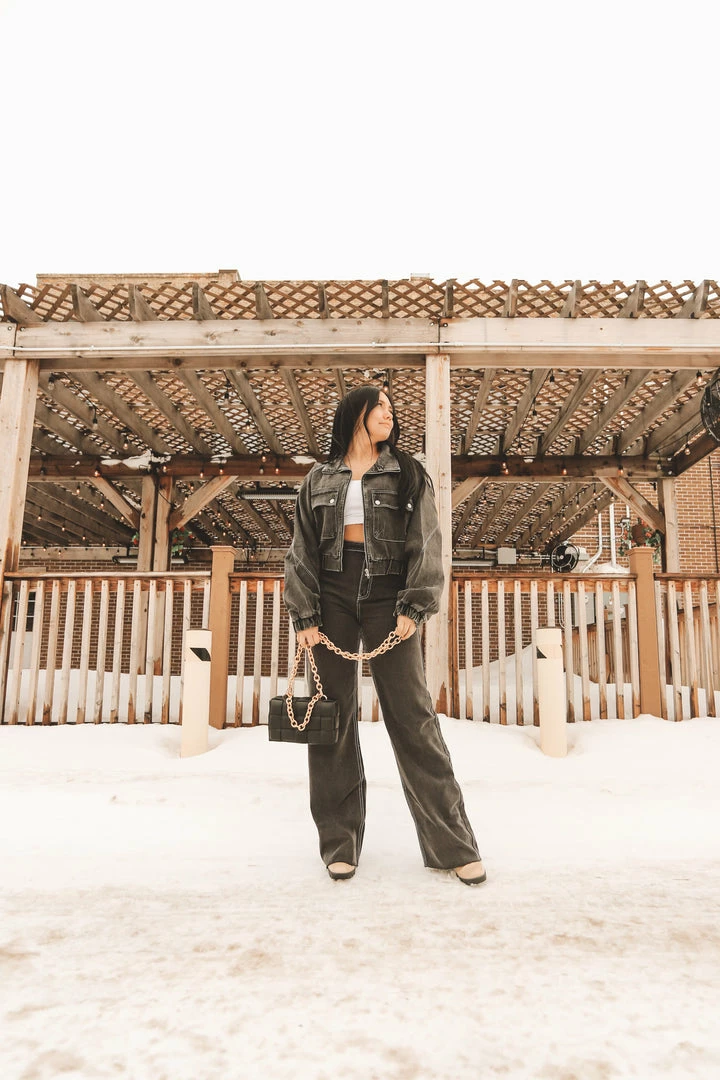 EMORY PARK Bottoms TESS WIDE LEG JEANS 8 EMORY PARK Bottoms TESS WIDE LEG JEANS