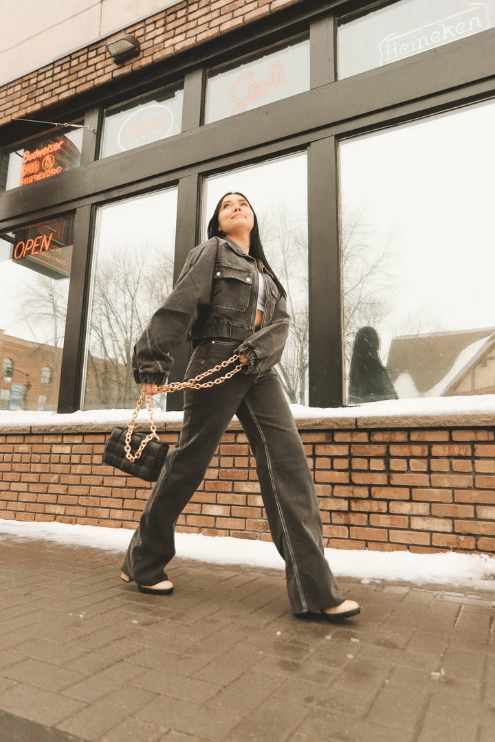 EMORY PARK Bottoms TESS WIDE LEG JEANS 6 EMORY PARK Bottoms TESS WIDE LEG JEANS