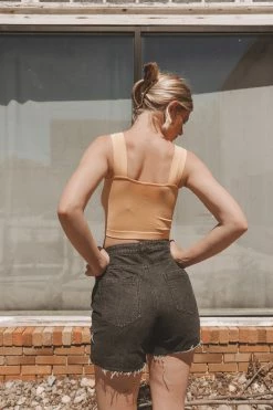 NIKIBIKI SQUARE NECK CROP TOP Tops