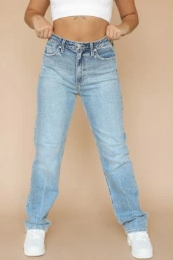 JUST BLACK KATHRYN VINTAGE STRAIGHT JEANS