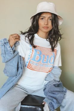 JUNK FOOD BUDWEISER PSYCH VINTAGE TEE Tops