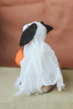 CREATIVE CO OP Home WOOL HALLOWEEN DOG DECOR