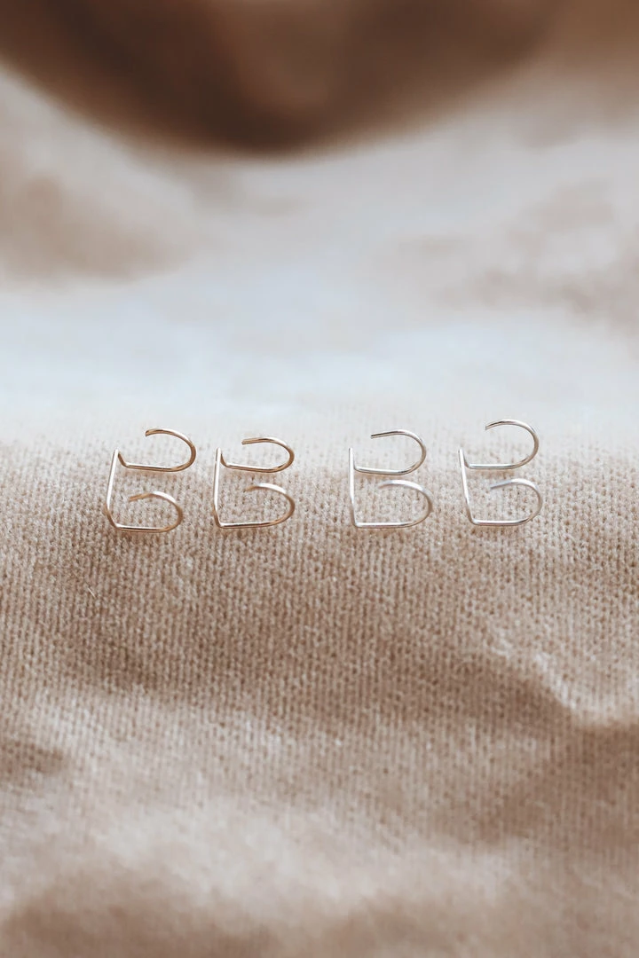 RAFFINERT DOUBLE HOOP THREADER EARRINGS ACCESSORIES 8 RAFFINERT DOUBLE HOOP THREADER EARRINGS ACCESSORIES