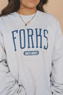 HumanKIND Crewneck Sweatshirts FORKS CLASSIC CREWNECK