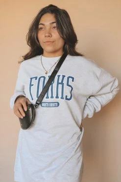 HumanKIND Crewneck Sweatshirts FORKS CLASSIC CREWNECK