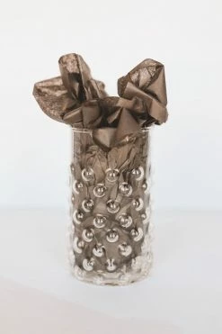 CREATIVE CO OP Home CLEAR HOBNAIL DRINKING GLASS