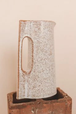 CREATIVE CO OP REACTIVE GLAZE STONEWARE PITCHER