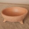 CREATIVE CO OP TERRA COTTA FOOTED BOWL