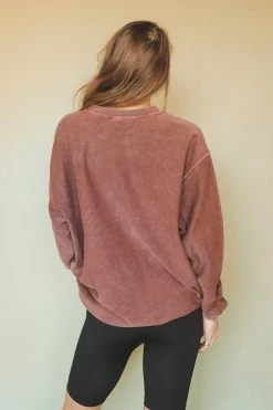 HumanKIND UFFDA CORDED CREWNECK Tops